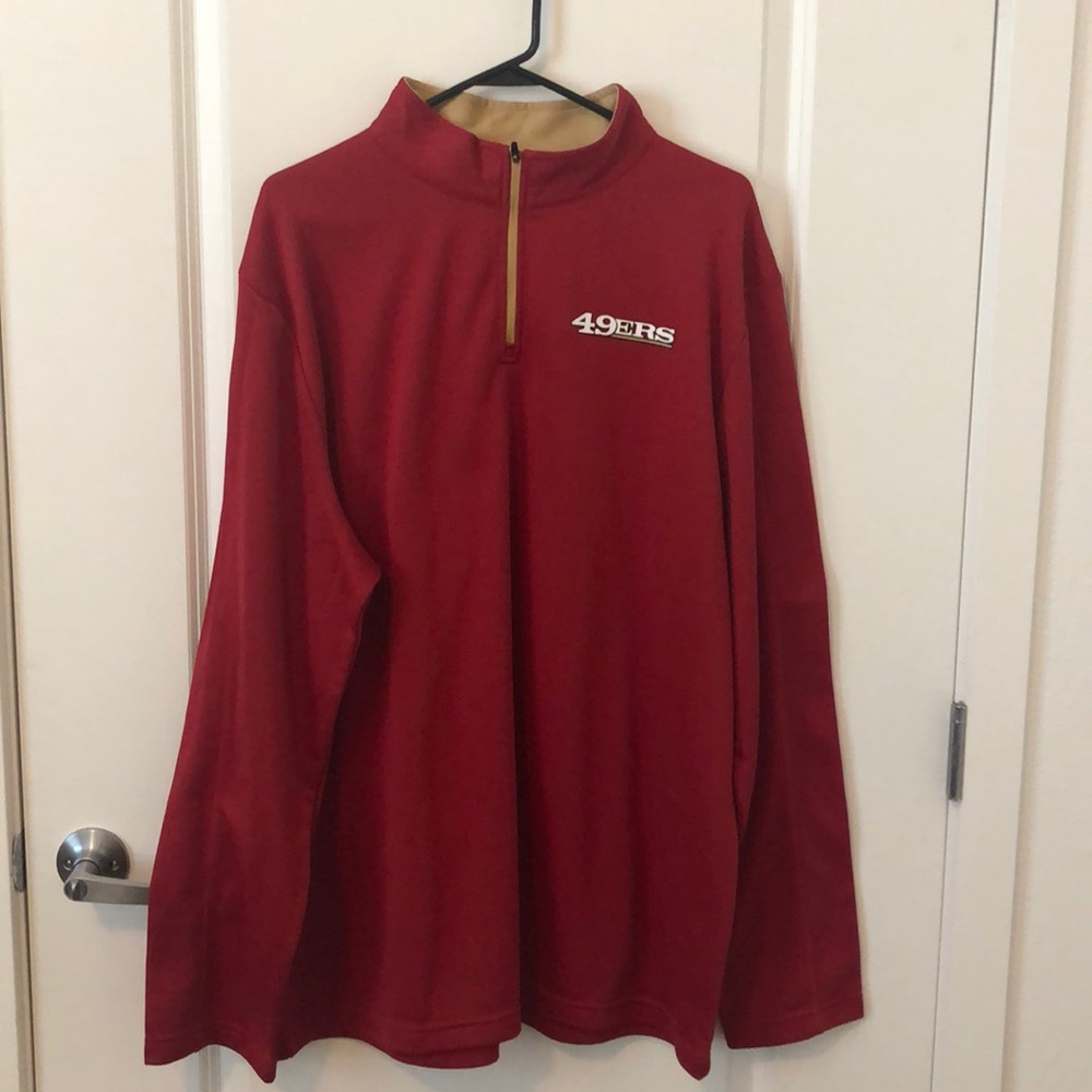 1/3 zip 49er pullover sweater